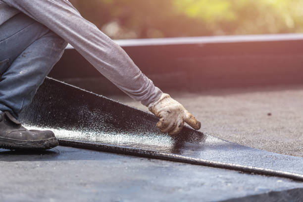 Professional Exterior Waterproofing technician working in Ixonia, WI